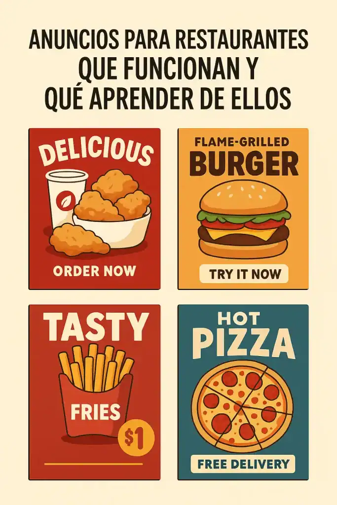 Anuncios de restaurantes creativos que funcionan